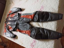 Título do anúncio: Conjunto: calça jaqueta e bota motociclista 