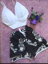 Título do anúncio: Shorts moletom Minnie 