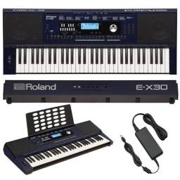 Título do anúncio: Teclado Roland EX30 61 Teclas E-X30