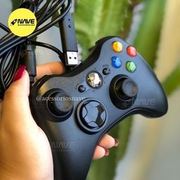 Título do anúncio: Controle Compatível para Xbox 360 com fio /pc 2 em 1 com (entrega gfratis)