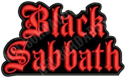 Título do anúncio: Patch Bordado Black Sabbath Logo New Termo Colante.