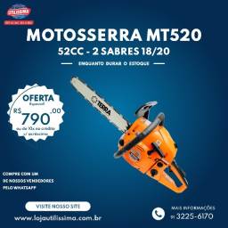 Título do anúncio: Motosserra MT520 52cc 2 Sabres 18"/20"- Entrega grátis