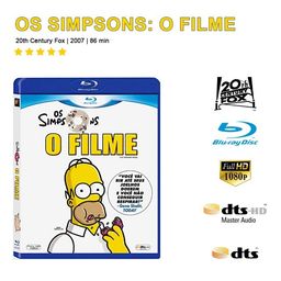 Título do anúncio: Blu Ray Os Simpsons Infantil Original Semi Novo Fotos Reais