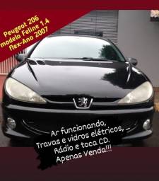 Título do anúncio: Veículo Peugeot 206 1.4 flex  11500,00
