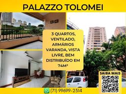 Título do anúncio: Palazzo Tolomei, 3 quartos em 74m² com 1 vaga de garagem no Rio Vermelho - Imperdível