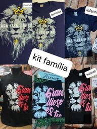 Título do anúncio: Kits  família 3  camisetas 