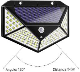 Título do anúncio: Luminária Solar 100 Led Com Sensor de presença À Prova D'água entrega a combinar