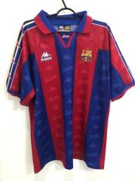 Título do anúncio: Camisa Oficial Barcelona (anos 90)