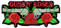 Título do anúncio: Patch Bordado Guns N' Roses Pistolas Termo Colante.