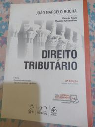 Título do anúncio: Livro de direito tributário do João Marcelo Rocha. 