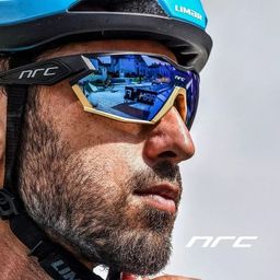 Título do anúncio: Óculos ciclismo com 3 lentes, bike, bicicleta, sol, esporte e proteção UV400.<br>Marca NRC