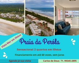 Título do anúncio: Em Ilhéus, Praia da Pérola,  2 Quartos, 01 suíte,  68 m², varanda, vista mar