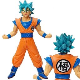 Kit 3 Bonecos Dragon Ball Z Goku Super Sayajin Blue ssj blue