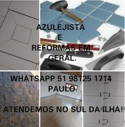 Título do anúncio: AZULEJISTA / PEDREIRO / REFORMAS EM GERAL