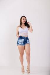 Título do anúncio: Short bermuda Jeans Feminino Moda Insta