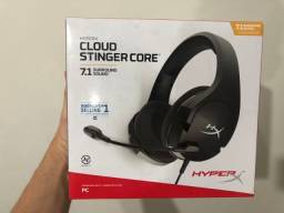 Título do anúncio: Headset Hyperx Cloud Stinger Core 7.1 Surround 