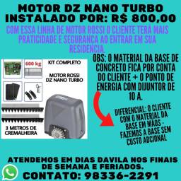 Título do anúncio: Instalação + Motor Deslizante para Portão DZ Nano Turbo - Marca Rossi 