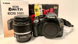 Título do anúncio: Câmera Canon T2i 18 megapixels, completa, em perfeito estado!