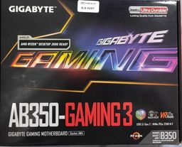 Título do anúncio: Kit placa mãe Ab350 Gaming 3 Gigabyte + Amd Ryzen 5 2600
