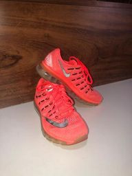 air max laranja fluorescente