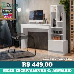 Título do anúncio: Mesa Escrivaninha C/ Armário Entrega Grátis 