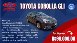 Título do anúncio: Toyota Corolla GLI Upper