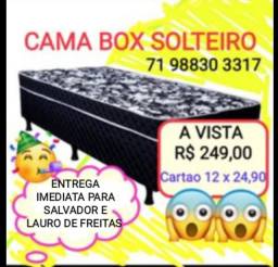 Título do anúncio: CAMA BOX SOLTEIRO NOVA ENTREGO HOJE 