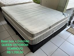 Título do anúncio: cama box queen size ORTOBOM PILLOW TOP 