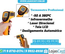 Título do anúncio: Termômetro Laser Digital Faixa De Temperatura: -50 A 380ºC - Uso Profissional/Industrial