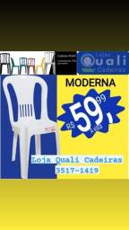 Título do anúncio: Cadeira Bistrô Moderna  cores Preta e Branca cada 59,90 / *