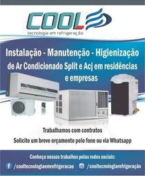 Título do anúncio: Refrigeração de Ar condicionados Split: Instalação, manutenção e limpeza 
