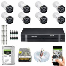 Título do anúncio: 8 Câmeras de Segurança Intelbras FULL HD