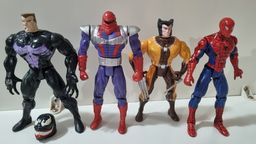 Título do anúncio: Lote Bonecos Marvel - Venom - Senyaka - Wolverine - Homem Aranha