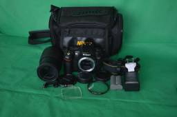 Título do anúncio: Camera Nikon D80 Super equipada