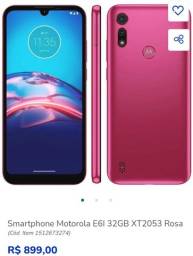 Título do anúncio: Smartphone Motorola E6132GB×t2053 Rosa