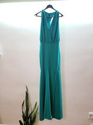 Título do anúncio: Vestido Sereia Costas de Fora Verde/Azul Tiffany