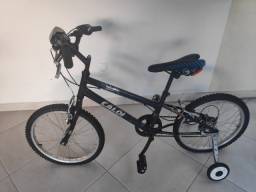 Título do anúncio: Bicicleta Infantil Aro 20 7 Marchas Caloi Hot Wheels Preta Freio V-Brake - (*NOVA)