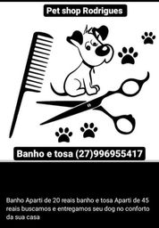 Título do anúncio: Banha e tosa pet shop Rodrigues 