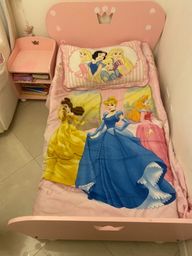 Edredom e fronha princesas da Disney