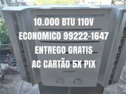 Título do anúncio: Ar Condicionado Seminovo Gaveta Caixa 10.000 Btu 110V Entrego Ac Cartão 5x Pix Economico 