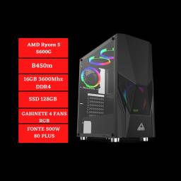 Título do anúncio: PC Gamer AMD Ryzen 5 5600G NOVO