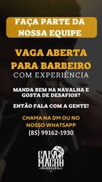 Título do anúncio: VAGA BARBEIRO(A)