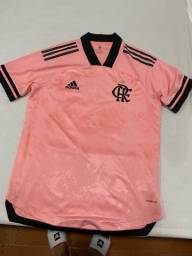 Título do anúncio: Camisa Flamengo Outubro rosa 20/21