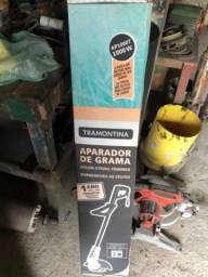 Título do anúncio: Aparador de grama Tramontina novo na caixa 
