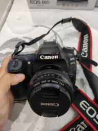 Título do anúncio: Canon 80D com lente