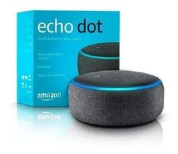 Título do anúncio: Echo Dot (3ª Geração): Smart Speaker com Alexa - Cor Preta<br><br>