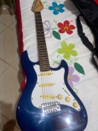 Título do anúncio: Guitarra Strinberg Azul com acessórios
