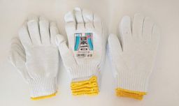Título do anúncio: Kit com 20 Pares De Luvas Algodão Tricotada Proteção Do Trabalho Epi