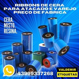 Título do anúncio: ribbons de cera misto e resina direto da fabrica preço especial