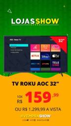 Título do anúncio: Televisão  TV ROKU AOC 32 polegadas 